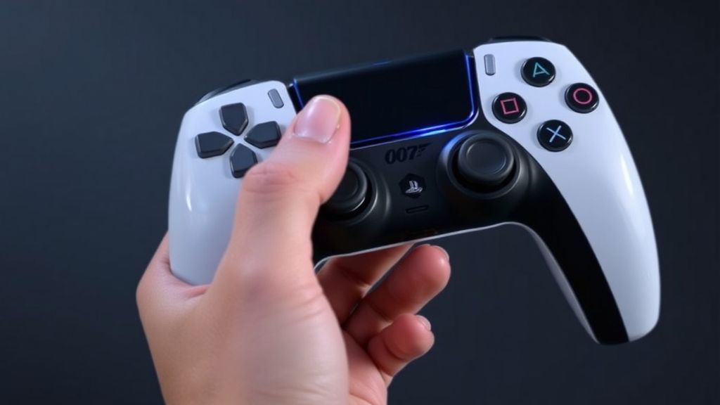 【设计争议】007限定版PS5手柄遭吐槽：这真的是邦德味吗？